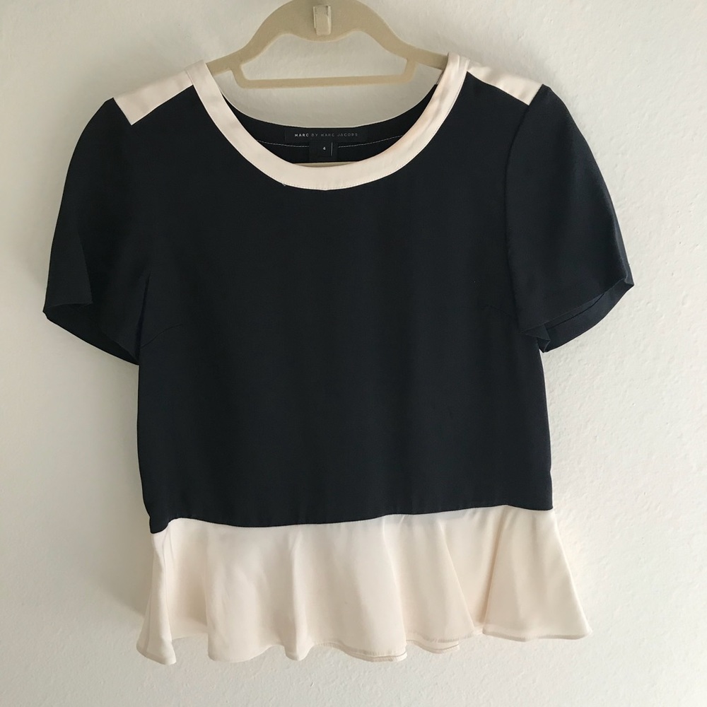 Silk Marc by Marc Jacobs Peplum Shirt